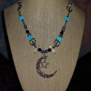 A 26 in handmade beaded necklace